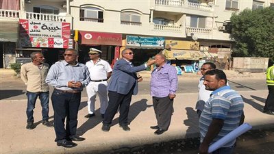 محافظ البحر الأحمر يتفقد سير العمل بتطوير ورفع كفاءة طريق المطار