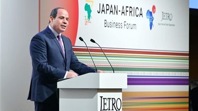  10 رسائل من السيسي خلال افتتاح منتدى الأعمال الأفريقي الياباني