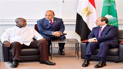 الرئيس السيسي يلتقي مع رئيس جمهورية أوغندا