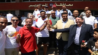 شعلة دوري الشركات تصل للسويس وتتجه للإسماعيلية وتستقر فى بورسعيد