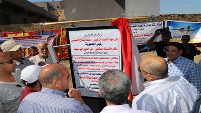 وزير الزراعة يفتتح محطة ري بالطاقة الشمسية ويتفقد مشروع ترشيد المياه فى زراعة الأرز