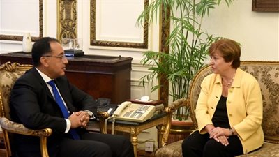رئيس الوزراء يستقبل المرشحة لمنصب مدير عام صندوق النقد الدولي