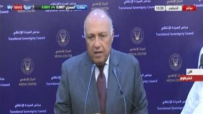 شكري: مصر لن تدخر جهدا فى استمرار التواصل مع السودان