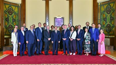 الرئيس السيسي يستقبل وفد مركز الشئون الإسرائيلية واليهودية بكندا