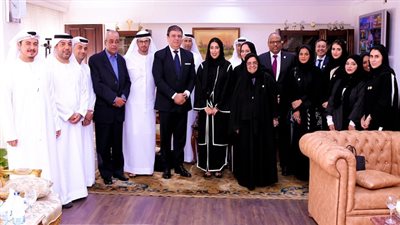 حسين زين يلتقى وفداً إعلامياً امارتياً لبحث سبل تعزيز التعاون الاعلامي  