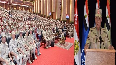 الفريق محمد فريد يشهد المرحلة الرئيسية للمشروع التكتيكى 