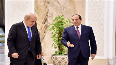 بسام راضي: الرئيس السيسي يستقبل وزير خارجية فرنسا