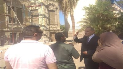 محافظ أسيوط يتفقد أعمال ترميم قصر ألكسان تمهيدًا لافتتاحه متحفًا قوميًا للمحافظة