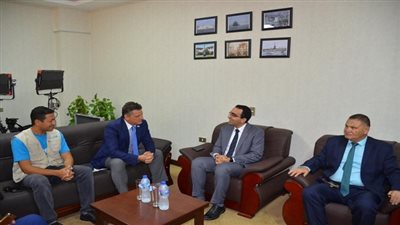 نائب محافظ الاسماعيلية يستقبل وفد منظمة اليونيسيف