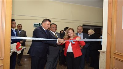 رئيس جامعة عين شمس والسفيرة البرتغالية يشهدان افتتاح قسم اللغة البرتغالية بكلية الألسن