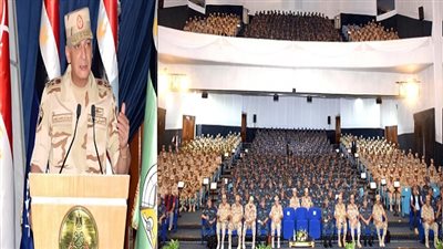 الفريق أول محمد زكى يلتقى بمقاتلى القوات البحرية والمنطقة الشمالية العسكرية