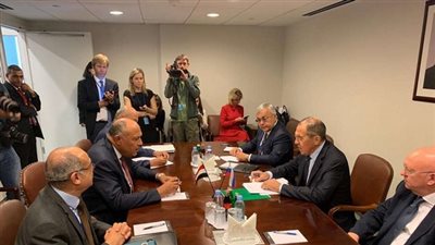 شكري يلتقي وزير خارجية روسيا على هامش اجتماعات الأمم المتحدة