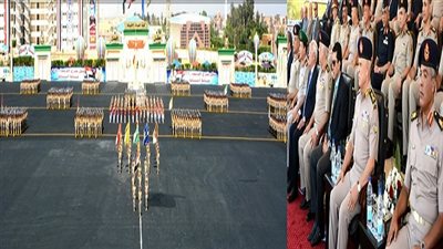 الفريق محمد فريد يشهد حفل تخرج الدفعة (156) من كلية الضباط الإحتياط