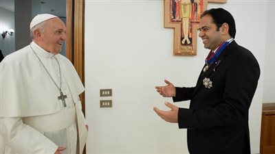 البابا فرنسيس: المستشار محمد عبد السلام قدم نموذجا في التفاني والإخلاص خلال فترة إعداد وثيقة الأخوة الإنسانية