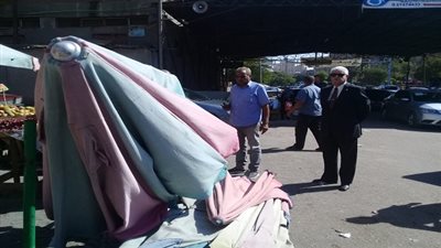 حملة لرفع وازالة الاشغالات بالمعادى الجديدة