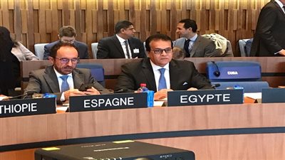 وزير التعليم العالي يلقي كلمة مصر أمام الدورة 207 لمنظمة اليونسكو بباريس