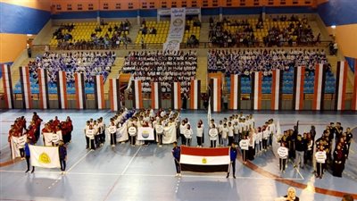 تظاهرة كبرى في حب مصر في احتفالات جامعة الزقازيق بانتصار أكتوبر