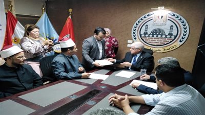 برعاية وحضور رئيس حى البساتين توقيع بروتوكول تعاون بين أوقاف البساتين ومستشفى الياسمين