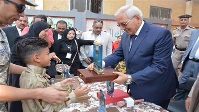 بالصور.. محافظ الدقهلية يحتفل بإطلاق اسم الشهيد محمد سمير ادريس على مدرسة العوضية للتعليم الأساسي