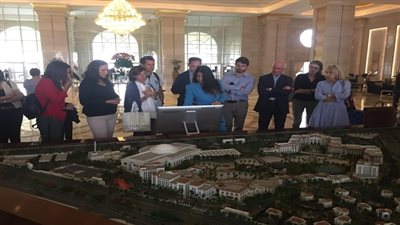 وفد غرفة التجارة والصناعة الفرنسية بمصر يزور العاصمة الادارية