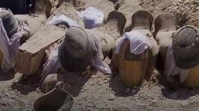 العثور على 14 تابوتا أثريا غربي الأقصر