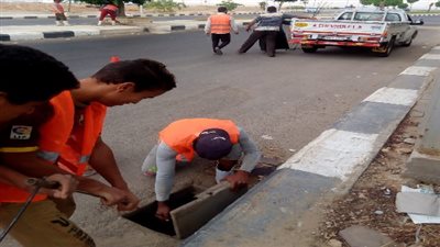 الغيطى: رفع حالة الاستعداد لمجابهة الأمطار بمدينة الشروق