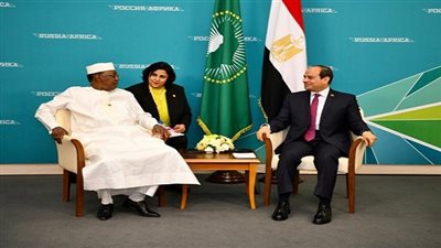 السيسي: نحرص على تعزيز وتطوير العلاقات مع تشاد بمختلف المستويات