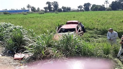 إصابة شخصين في حادث تصادم  بطريق المنصورة دمياط