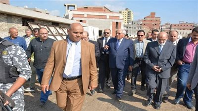 محافظ الدقهلية في جولة تفقدية بإستاد دكرنس الرياضي