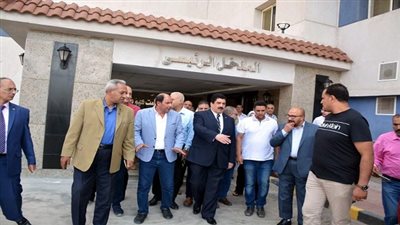 مرزوق يتفقد مستشفى قها المركزي بحضور لجنة الاستلام النهائي للمستشفى
