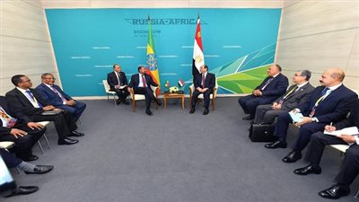 الرئيس السيسي يلتقي برئيس وزراء اثيوبيا ومباحثات حول ملف سد النهضة