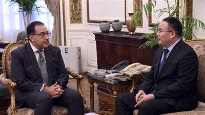 مصطفى مدبولي يستقبل رئيس شركة فوتون العالمية للسيارات