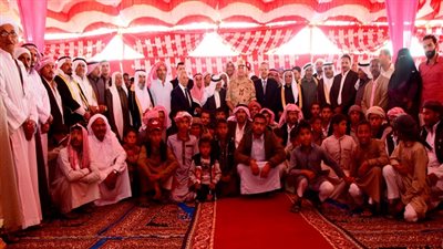 القوات المسلحة تفتتح تجمع حضاري تنموي متكامل بوسط سيناء