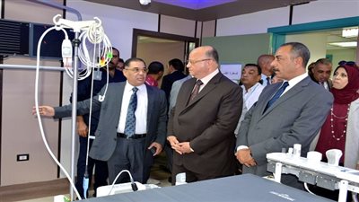 محافظ القاهرة يفتتح وحدة قسطرة القلب بمستشفى شبرا العام