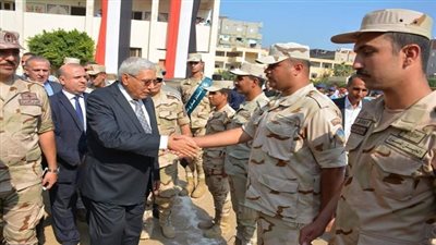 بالصور.. زيارة شاروبيم لمدرسة محي الدين أبو العز الثانوية الصناعية العسكرية بشربين دقهلية