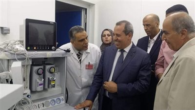 وكيل وزارة الصحة يتفقد التجهيزات الجديدة بمستشفى السنبلاوين العام قبل الافتتاح