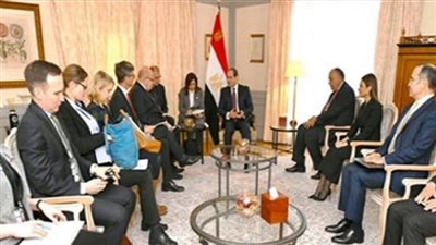 السيسي يبحث جذب استثمارات جديدة مع وزير الطاقة الألماني