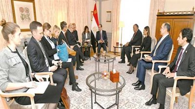 تفاصيل لقاء السيسي ووزير داخلية ألمانيا