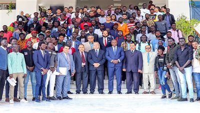 سفير جمهورية جنوب السودان والوفد المرافق له في ضيافة جامعة السويس