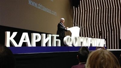 زاهي حواس: لا توجد أدلة لدفن كليوباترا بمعبد تابوزيرس ماجنا