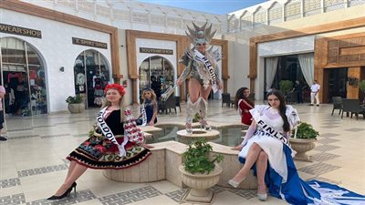 ملكات جمال الكون في زيارة للمقاصد السياحية بشرم الشيخ لتنشيط السياحة