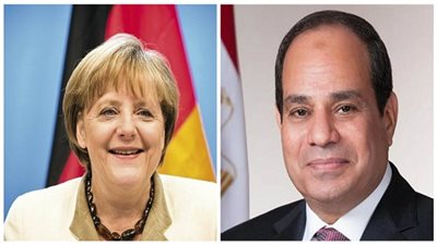 الرئيس السيسي يتلقى اتصالاً هاتفياً من المستشارة الألمانية