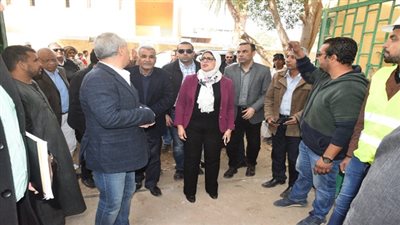 وزيرة الصحة تتفقد أعمال تطوير وحدة صحة الغريرة 