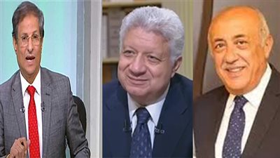 مرتضى ويونس وشحاته مقدمى برامج بقناة الابيض الجديدة 