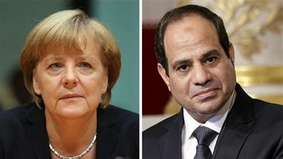 الرئيس السيسي يتلقى إتصالاً هاتفياً من أنجيلا ميركل