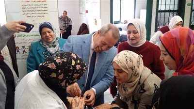 إنطلاق الحملة القومية للتطعيم ضد مرض شلل الأطفال بالدقهلية