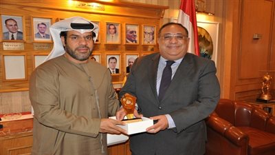 رئيس جامعة حلوان يستقبل وفد تعليم من دولة الإمارات العربية الشقيقة 