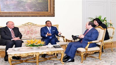 الرئيس السيسي يستقبل وزير خارجية الكونغو