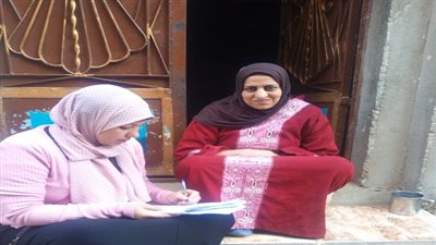 فرصة يطلق حملات طرق الابواب للتوعية والتشجيع على العمل والإنتاج والبداية من بنى سويف