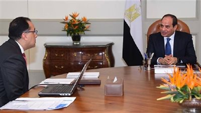 تفاصيل اجتماع الرئيس عبدالفتاح السيسي برئيس الحكومة 